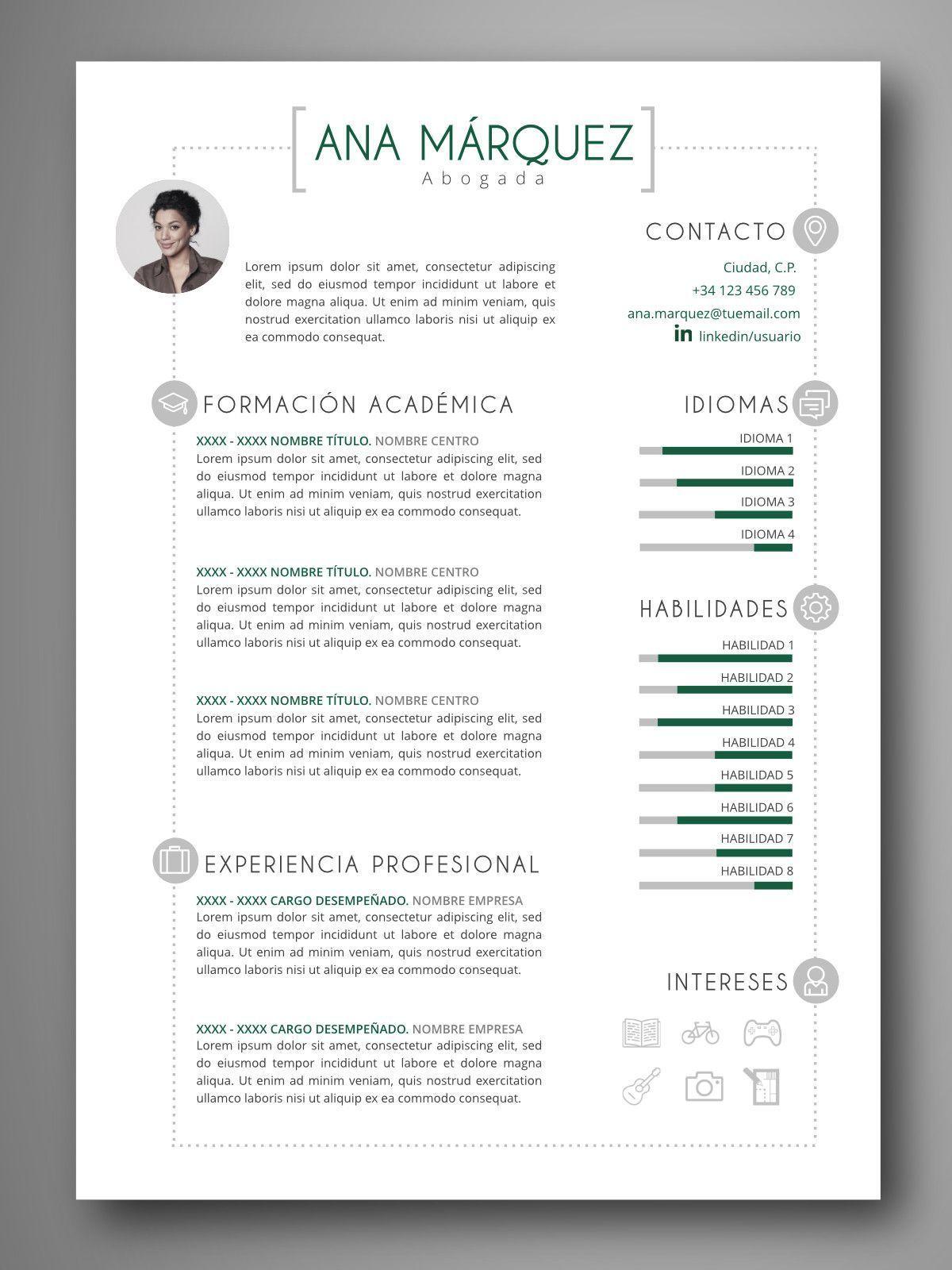 PLANTILLA CV DUBLÍN - Orientación para el empleo 